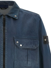 Stone Island Overshirt Capsule Denim Research Blue