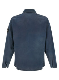 Stone Island Overshirt Capsule Denim Research Blue
