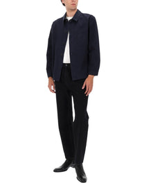 Saint Laurent Men's Overshirt Cassandre Blue