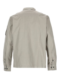 C.P. Company Men's Overshirt Con Zip Grey