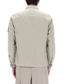 C.P. Company Men's Overshirt Con Zip Grey