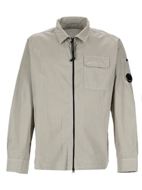 C.P. Company Men's Overshirt Con Zip Grey