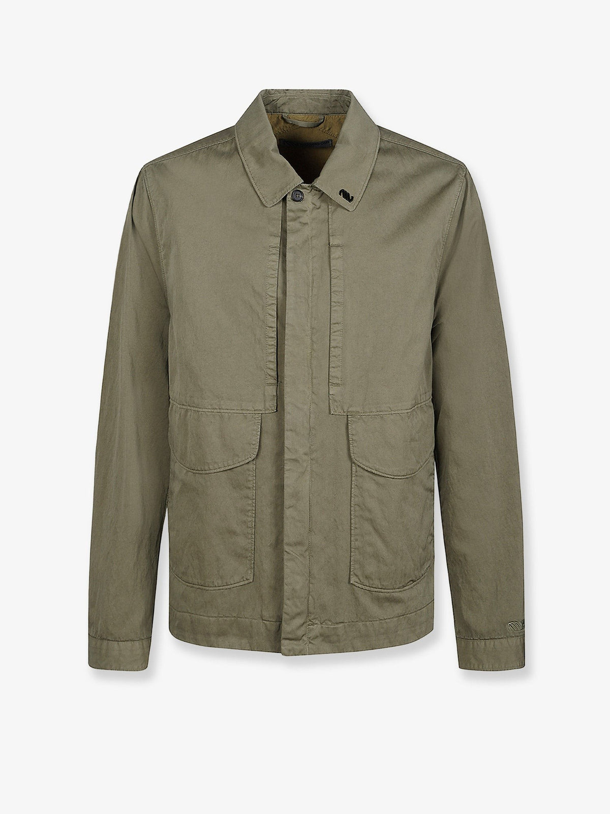 Massimo Osti Men's Overshirt Cotton Blend Jacket Beige