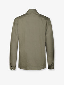 Massimo Osti Men's Overshirt Cotton Blend Jacket Beige