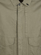 Massimo Osti Men's Overshirt Cotton Blend Jacket Beige