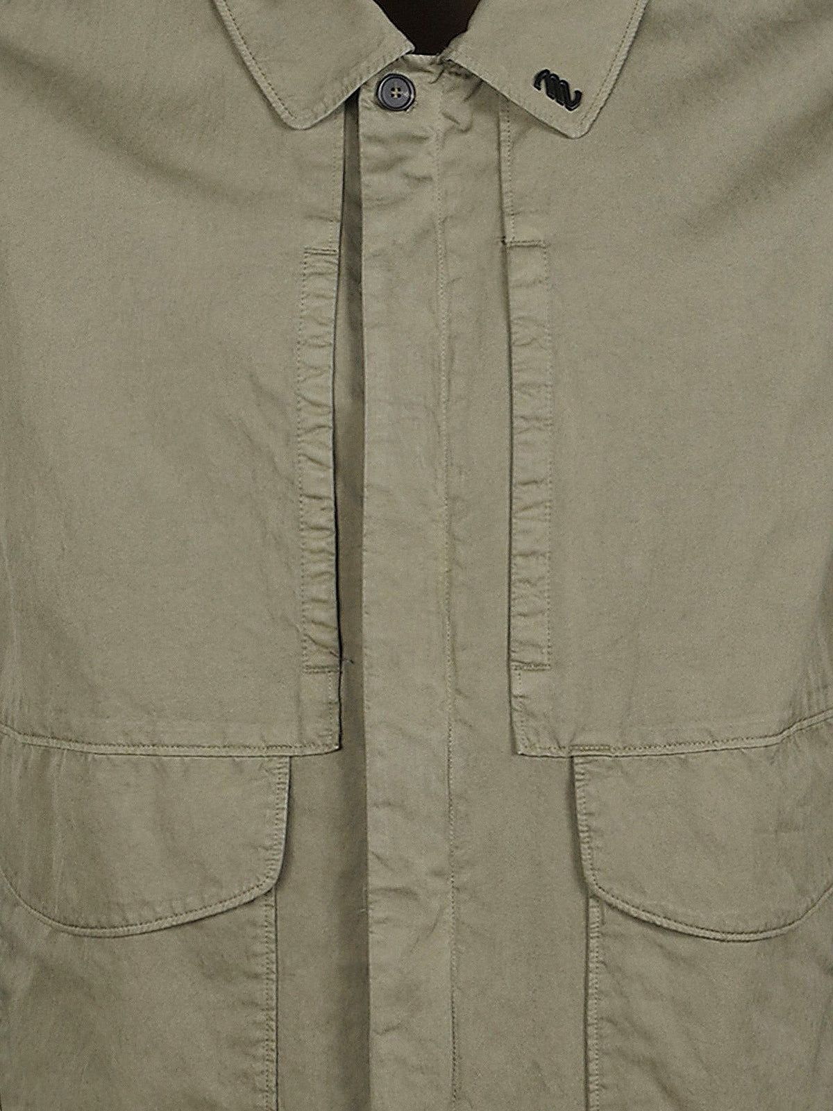 Massimo Osti Men's Overshirt Cotton Blend Jacket Beige