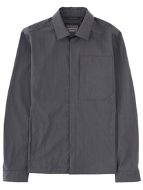 Herno Men's Overshirt in Misto Lana Grey