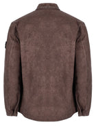 Stone Island Men's Overshirt in Velluto Coste Brown