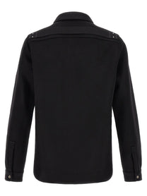 Rick Owens Overshirt Jacket Black
