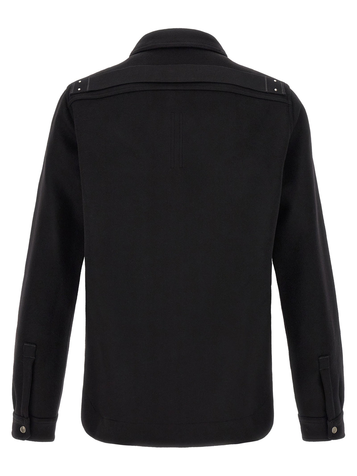Rick Owens Overshirt Jacket Black, view 2