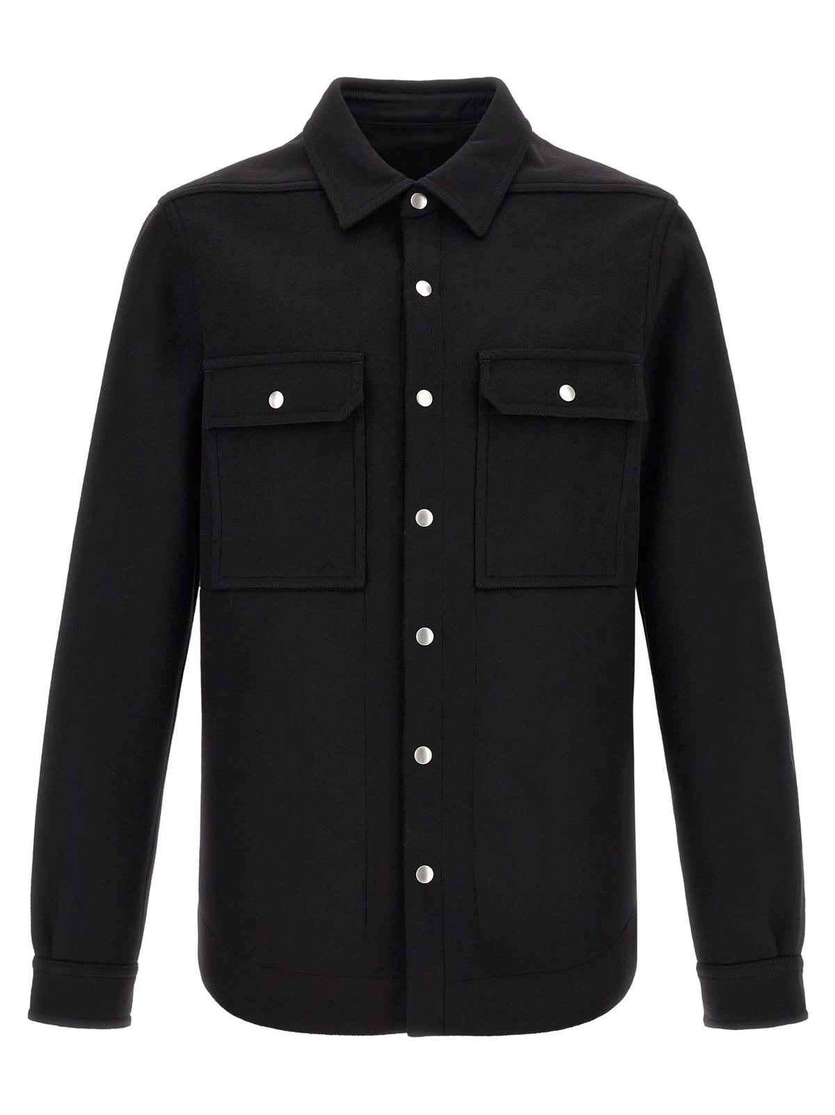 Rick Owens Overshirt Jacket Black