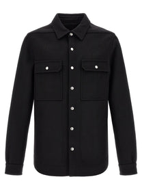 Rick Owens Overshirt Jacket Black