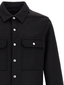Rick Owens Overshirt Jacket Black