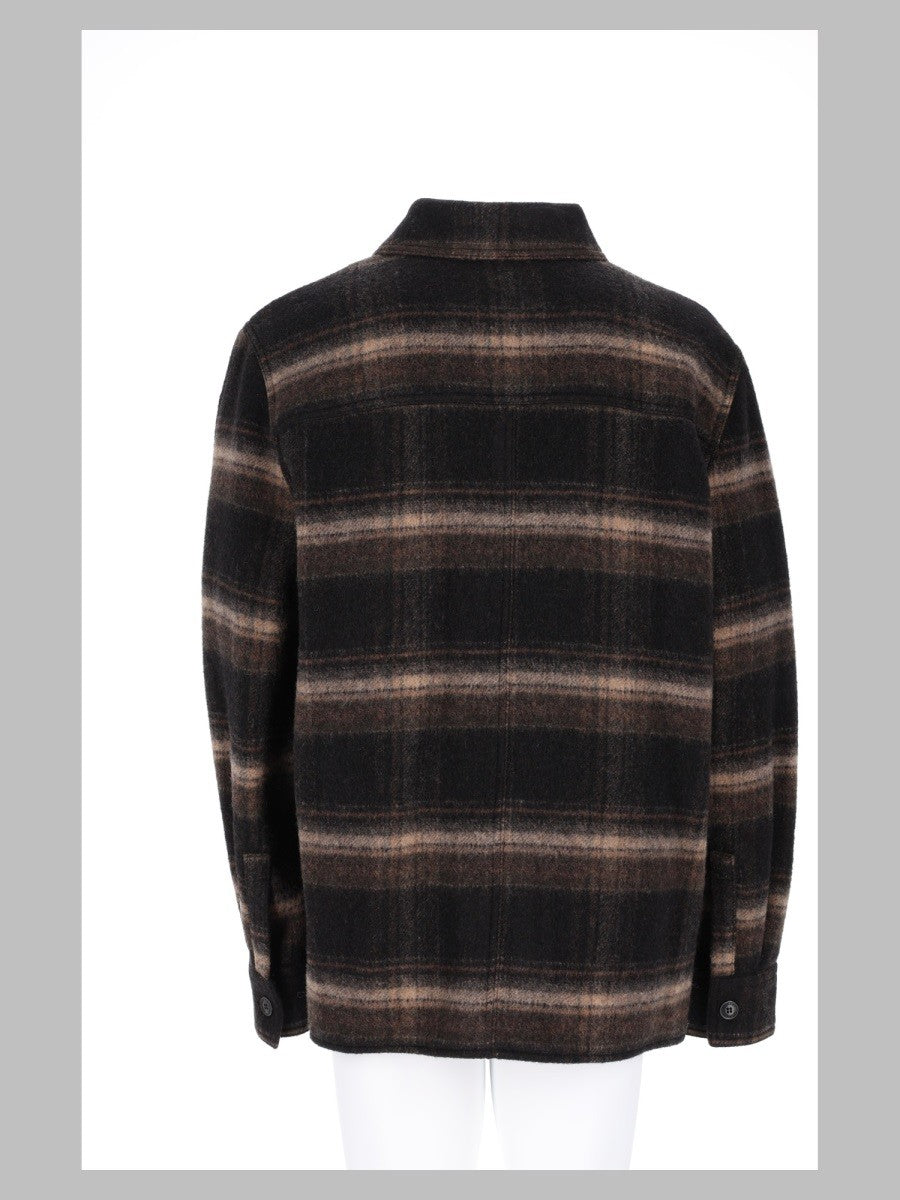 ISABEL MARANT Men's Overshirt Kervon Brown