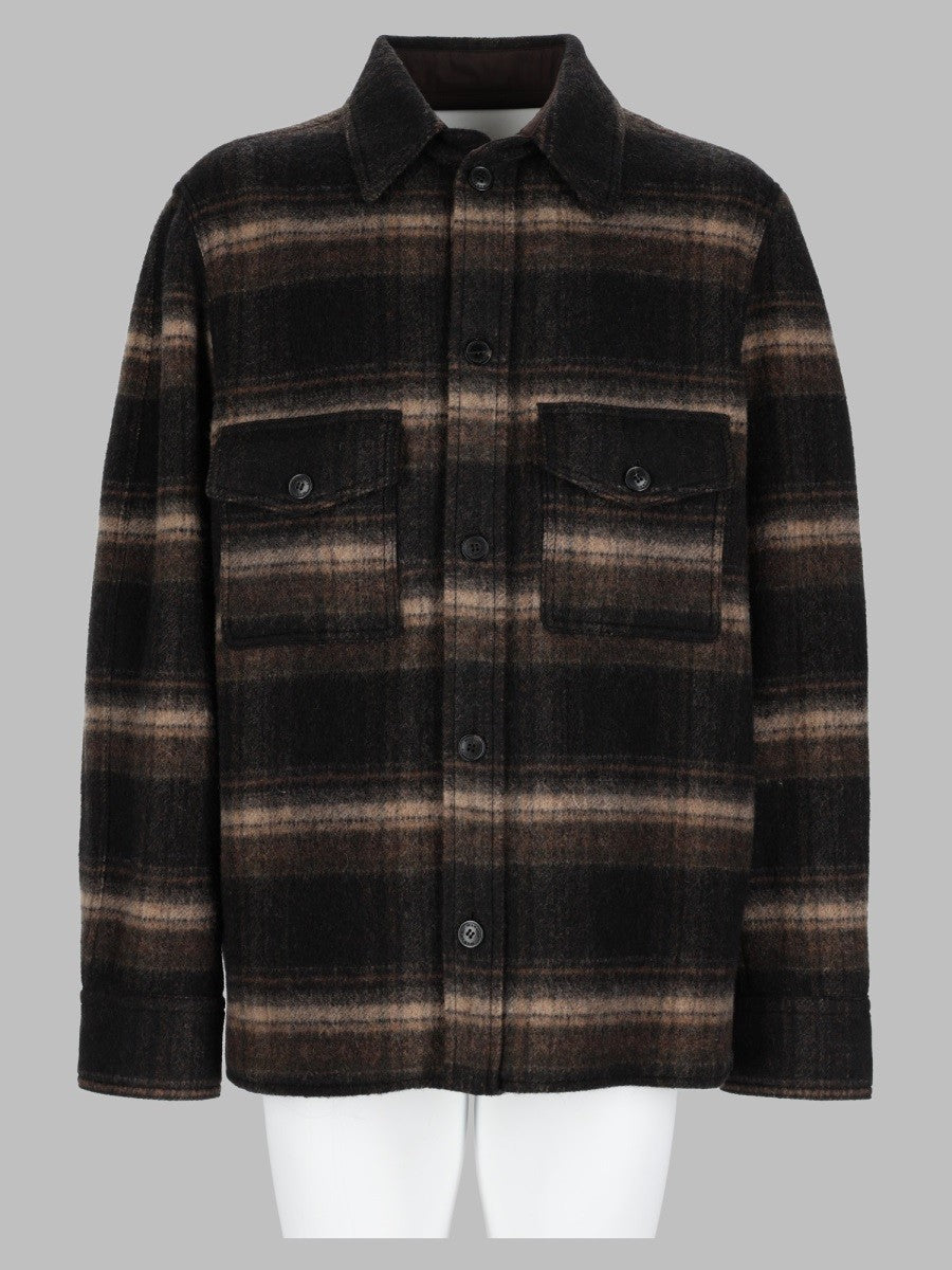 ISABEL MARANT Men's Overshirt Kervon Brown