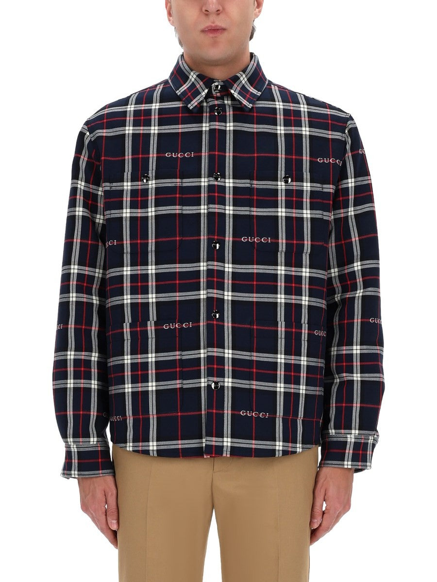 Gucci Men's Overshirt Blue