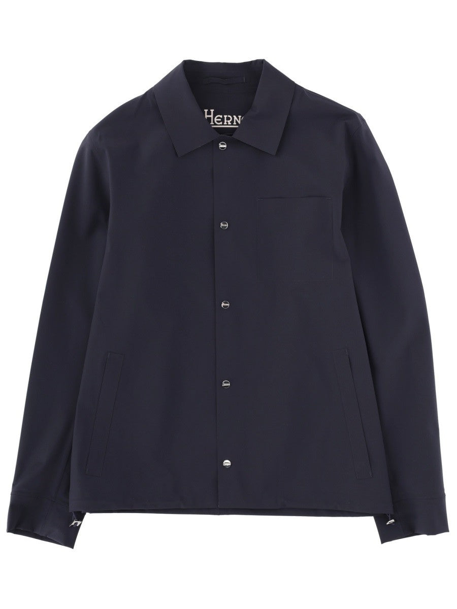 Herno Men's Overshirt Blue Herno