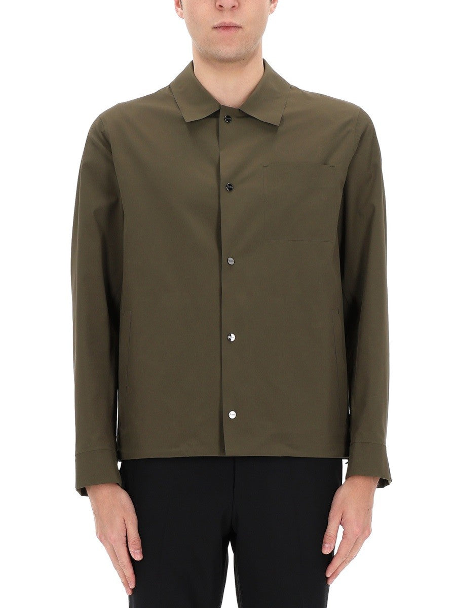 Herno Men's Overshirt Green, view 4