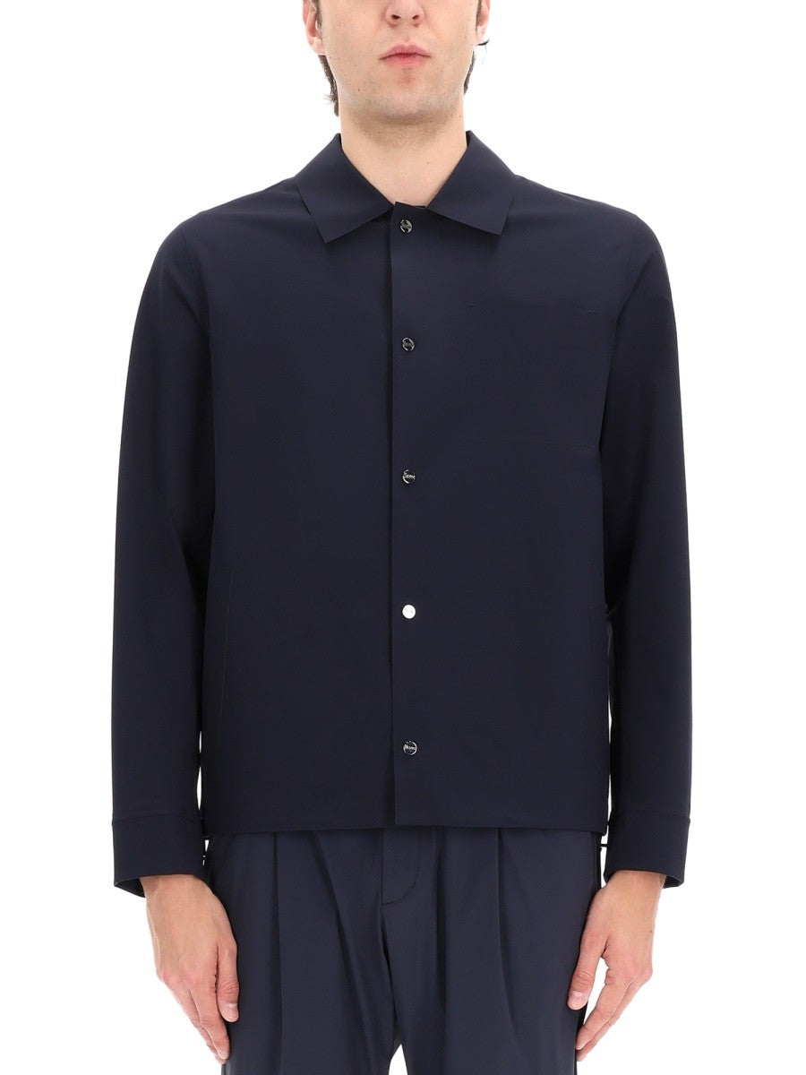 Herno Men's Overshirt Blue Herno