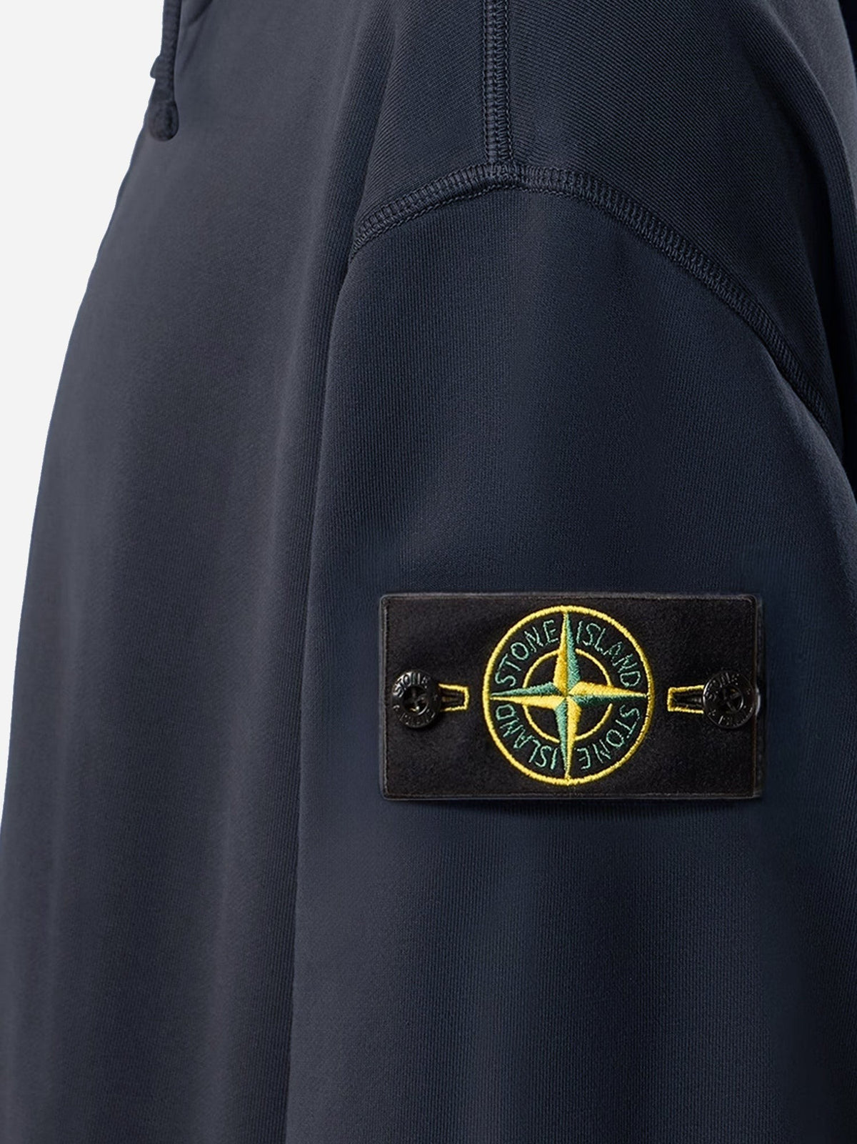 Stone Island Men's Oversize Biologic Cotton Sweatshirt Blue, view 3