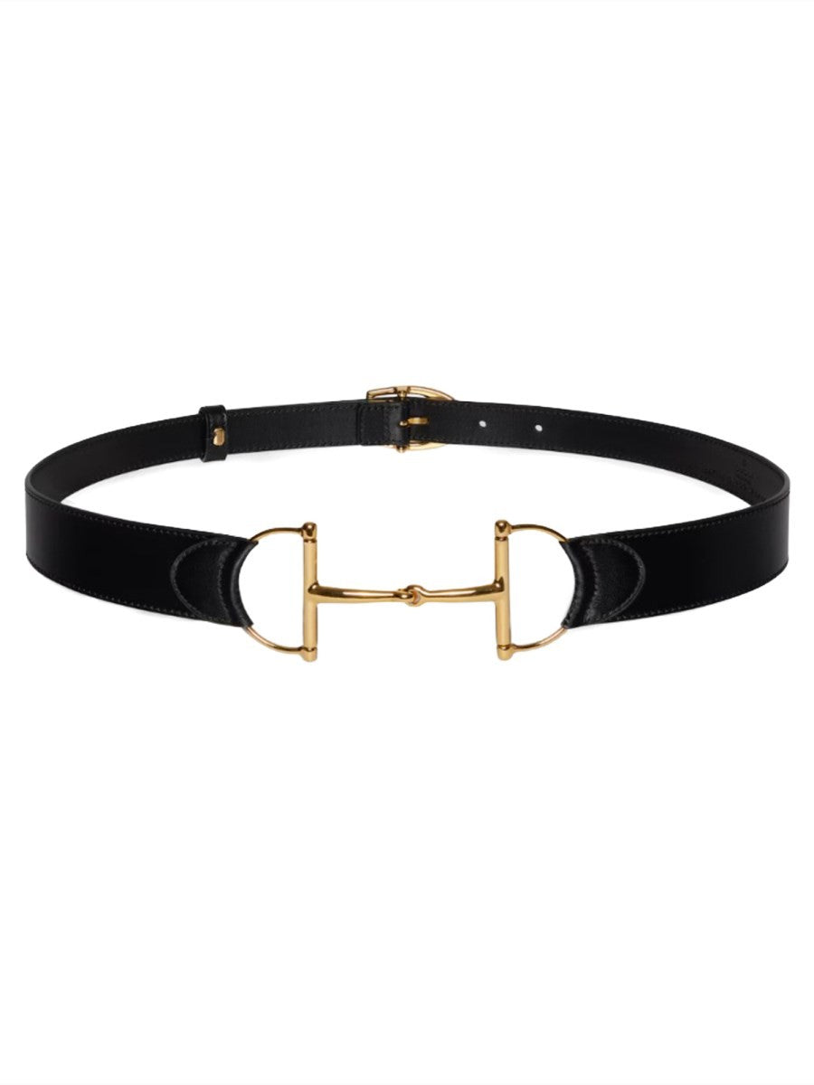 Gucci Women's Oversize Clamp Belt Black