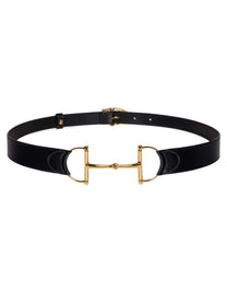 Gucci Women's Oversize Clamp Belt Black