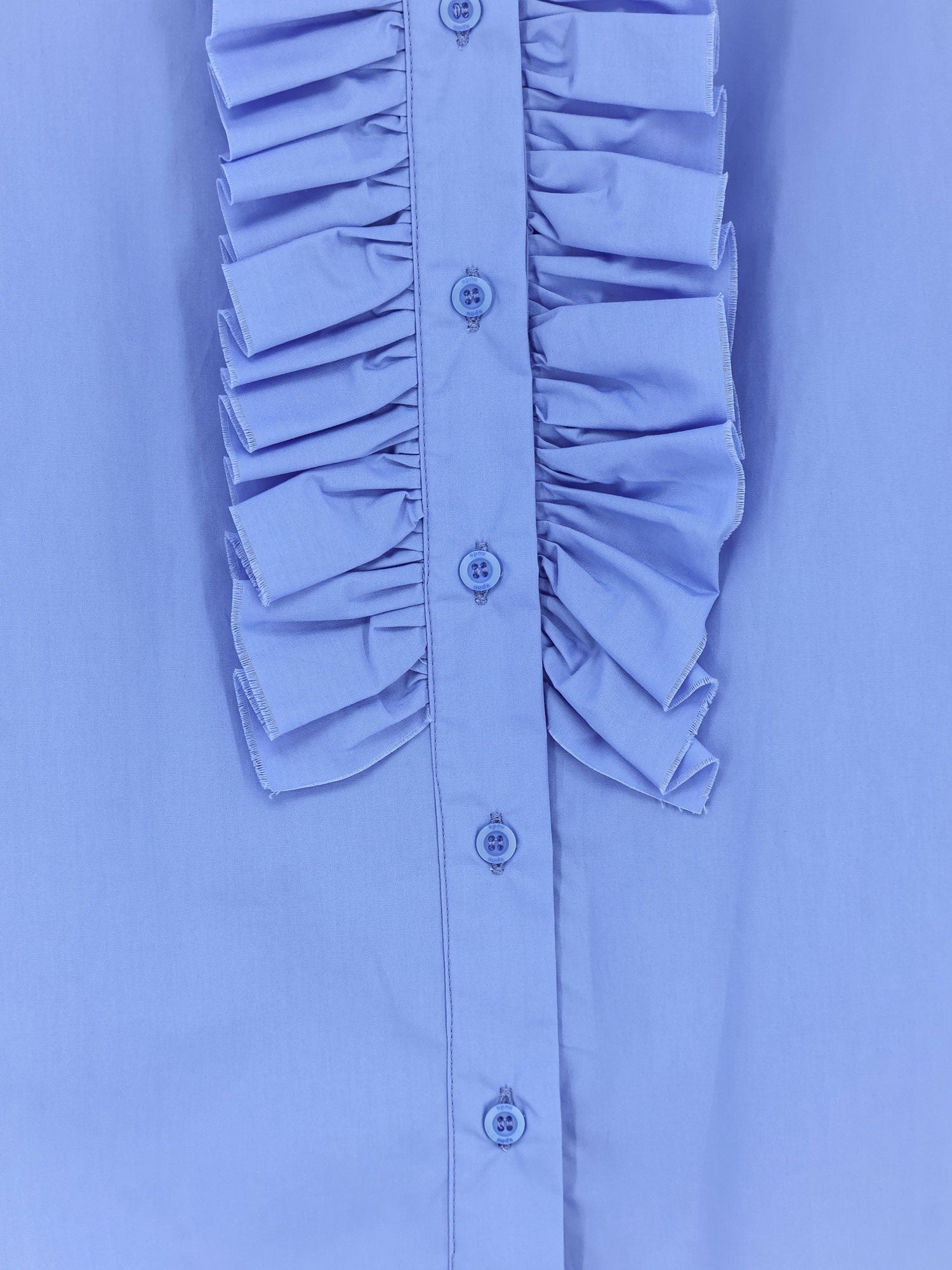 Nude Women's Oversize Cotton Shirt Blue