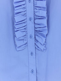 Nude Women's Oversize Cotton Shirt Blue