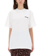 ROTATE Birger Christensen Women's Oversize Fit Shirt White, view 3