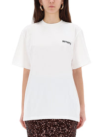 ROTATE Birger Christensen Women's Oversize Fit Shirt White