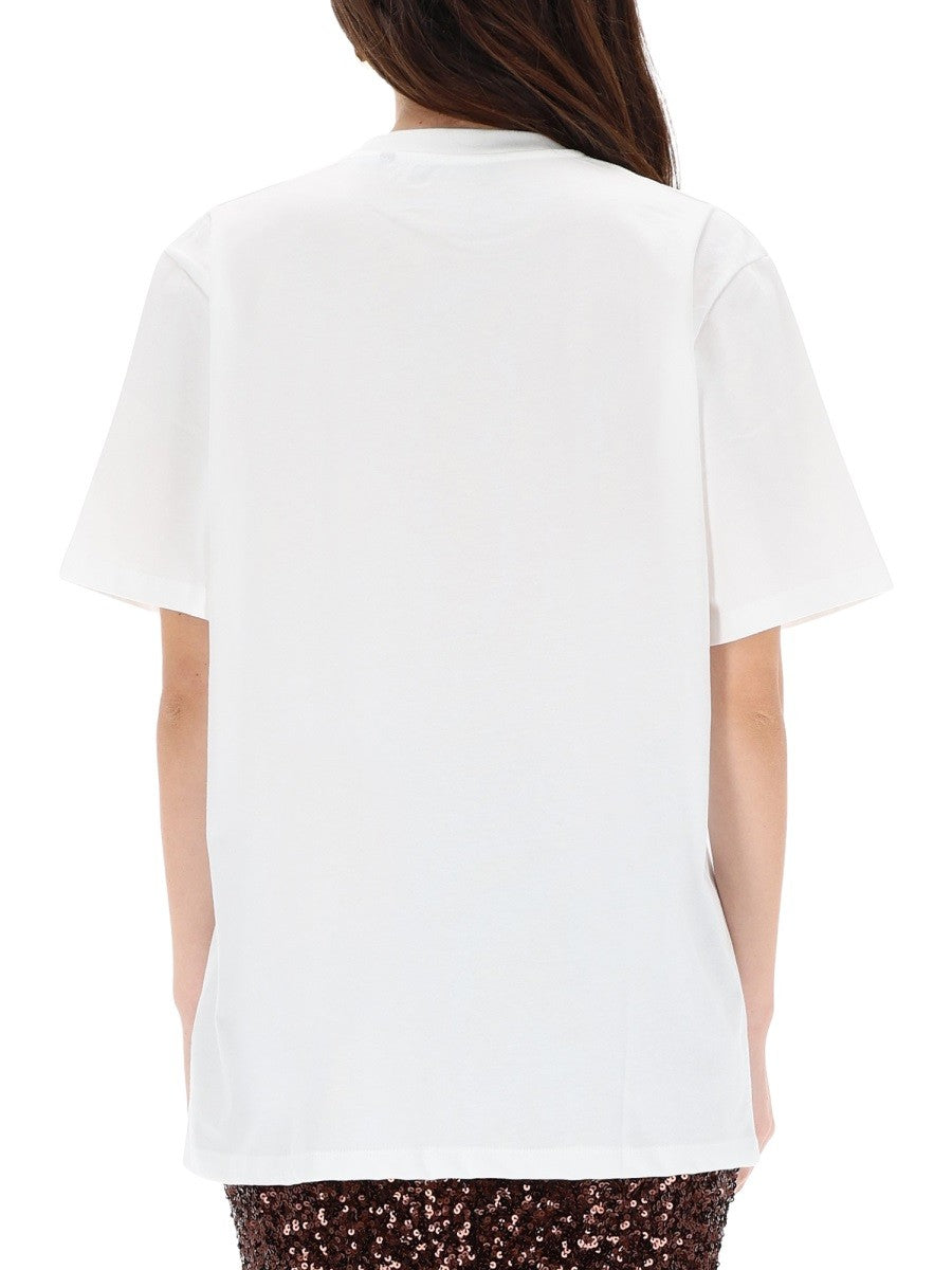 ROTATE Birger Christensen Women's Oversize Fit Shirt White