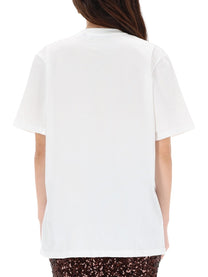 ROTATE Birger Christensen Women's Oversize Fit Shirt White