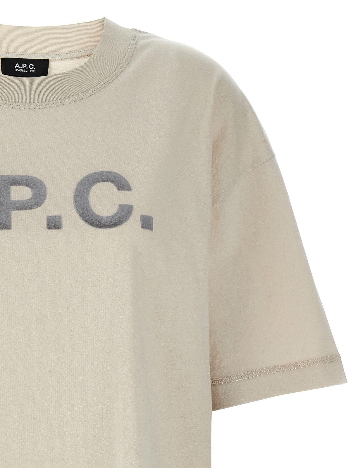 A.P.C Oversize Grand Vpc Shirt Beige, view 3