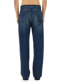 Dolce &amp; Gabbana Men's Oversize Jeans Blue