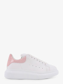 Alexander McQueen Women's Oversize Leather Sneakers Blue