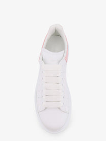 Alexander McQueen Women's Oversize Leather Sneakers Blue