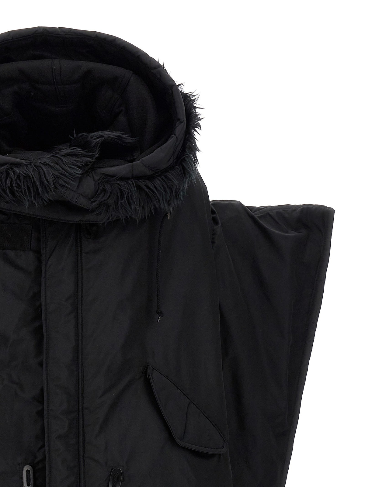 Junya Watanabe Oversize Puffer Jacket Black, view 3