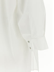 Di.La3 Pari' Oversize Shirt White