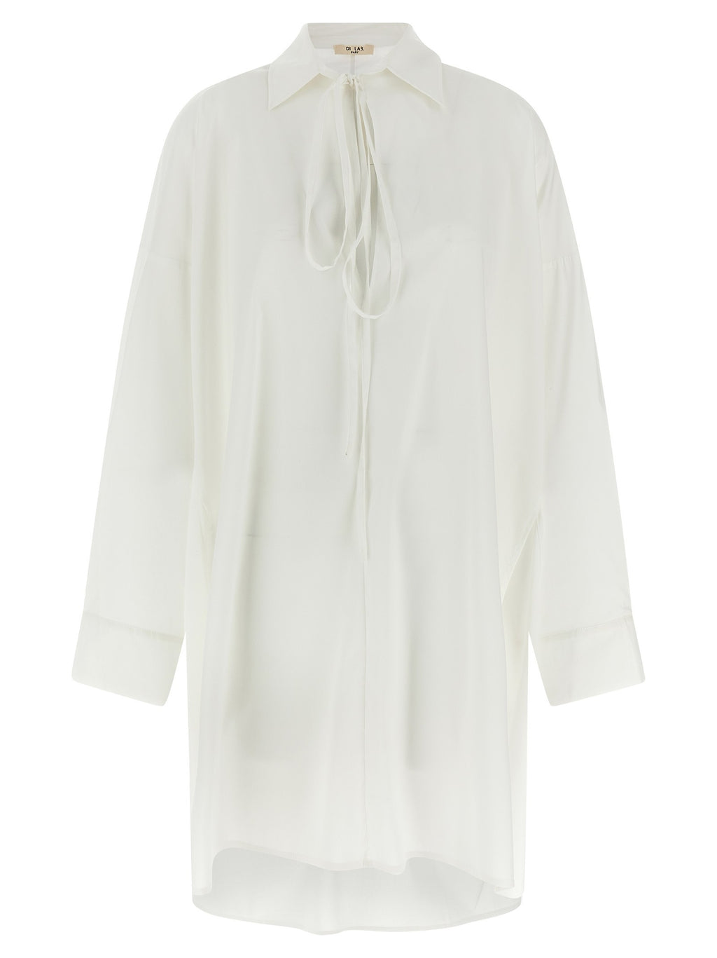 Di.La3 Pari' Oversize Shirt White