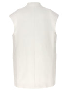 Jil Sander Oversize Tailored Vest White, view 2