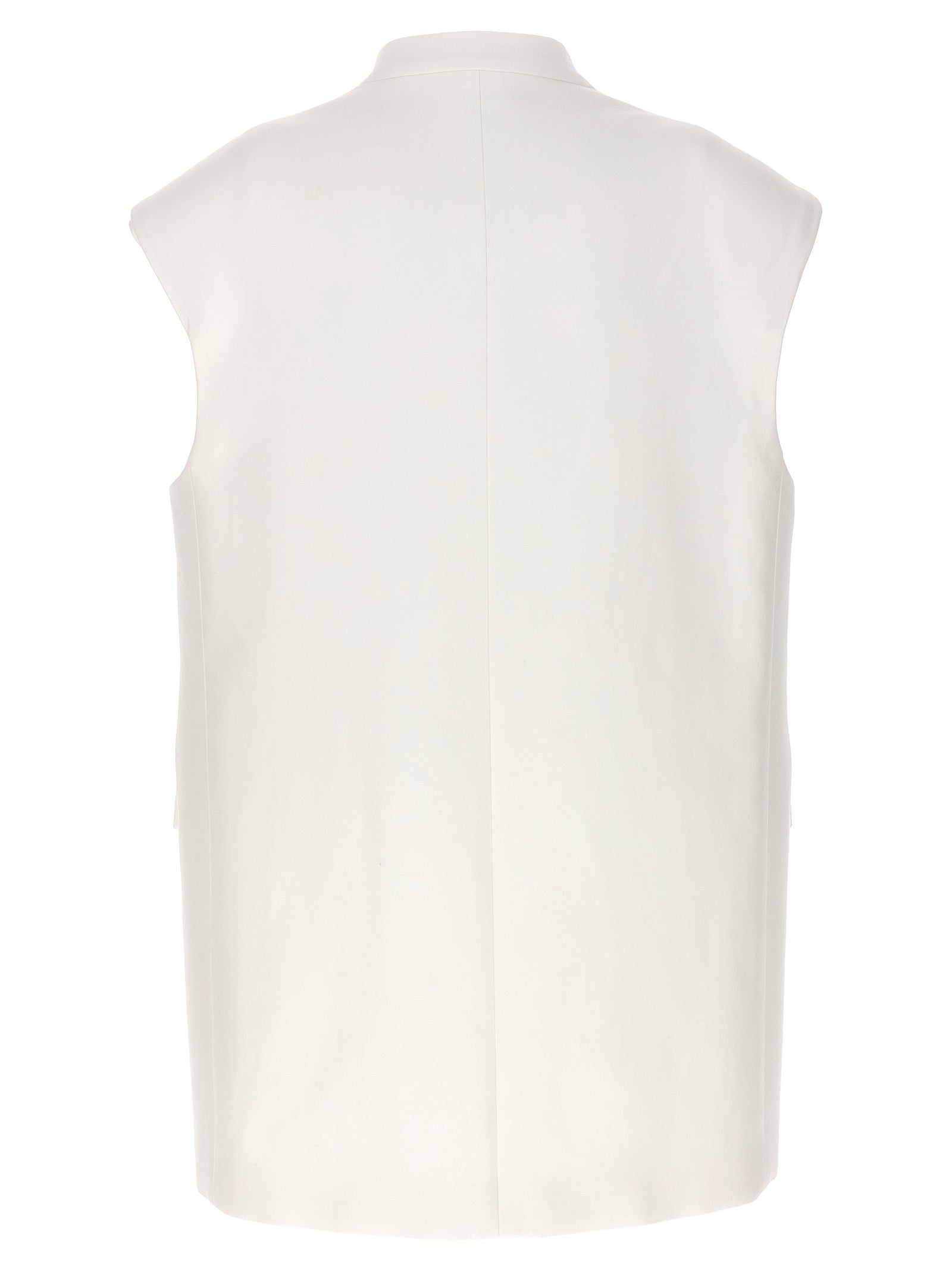 Jil Sander Oversize Tailored Vest White