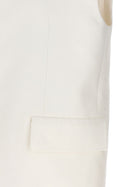 Jil Sander Oversize Tailored Vest White, view 4