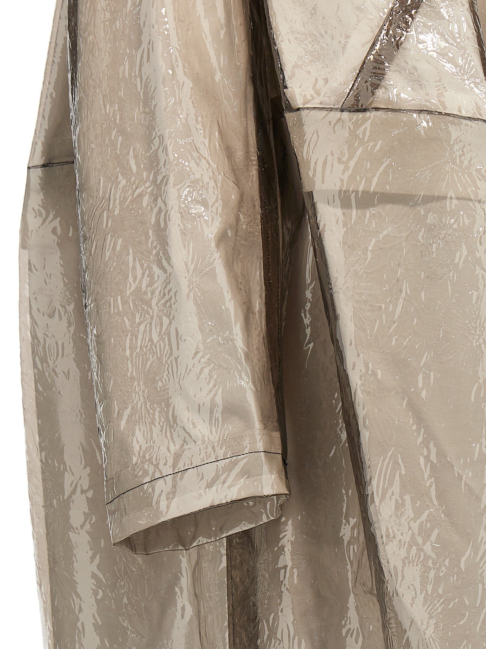 Comme Des Garçons Oversize Texture Trench Coat Grey