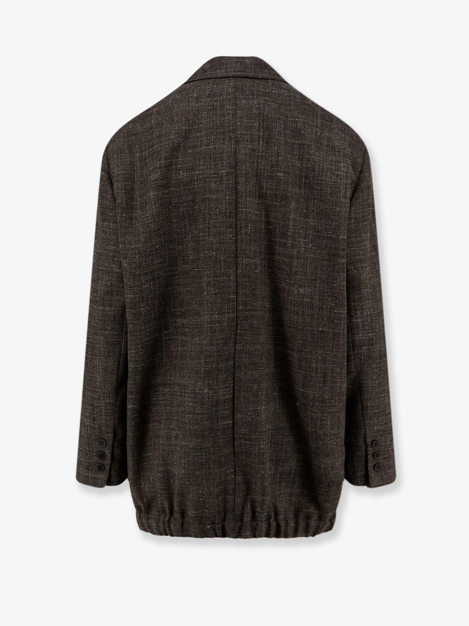 Alysi Women's Oversize Wool and Linen Blend Blazer SIGARO