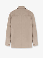 Tonywack Men's Oversized Cotton Shirt Beige, view 2