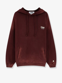 Golden Goose Unisex Oversized Cotton Sweatshirt Red