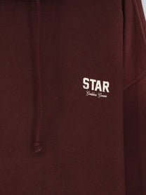 Golden Goose Unisex Oversized Cotton Sweatshirt Red