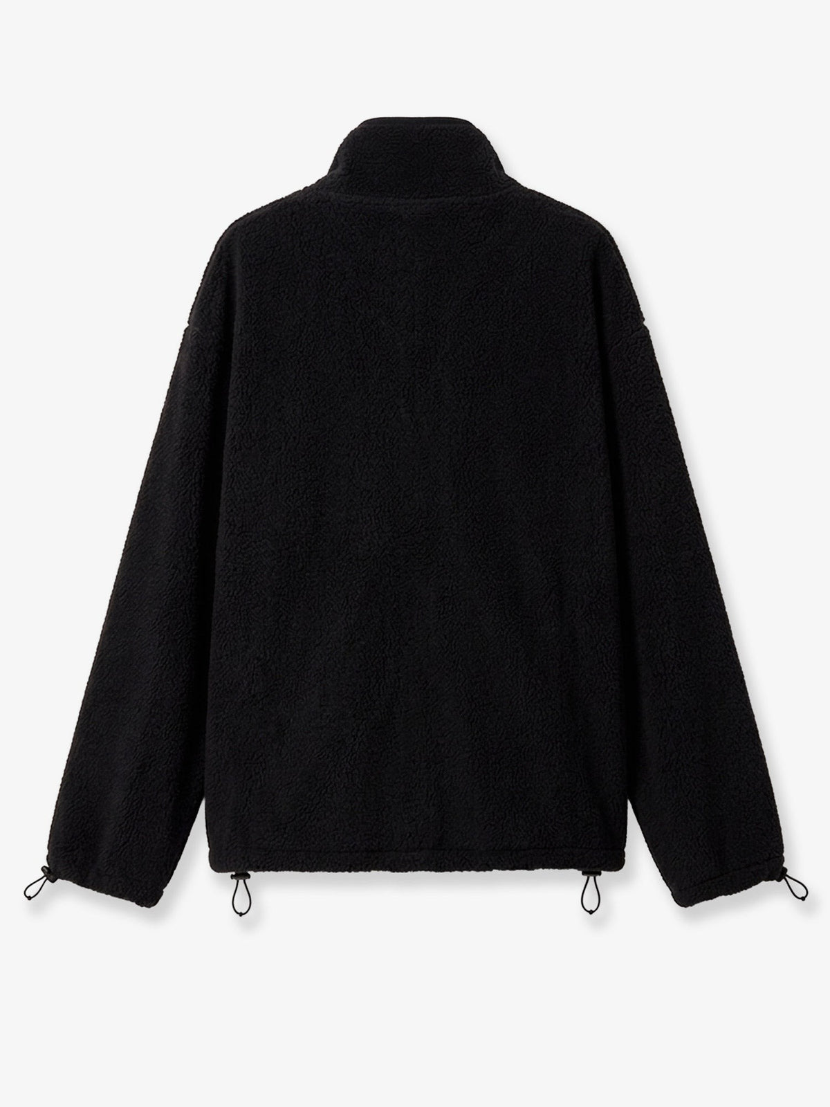 Miu Miu Women's Oversized Cotton Zip up Sweatshirt Black, view 2