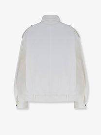 Tonywack Women's Oversized Denim Jacket White