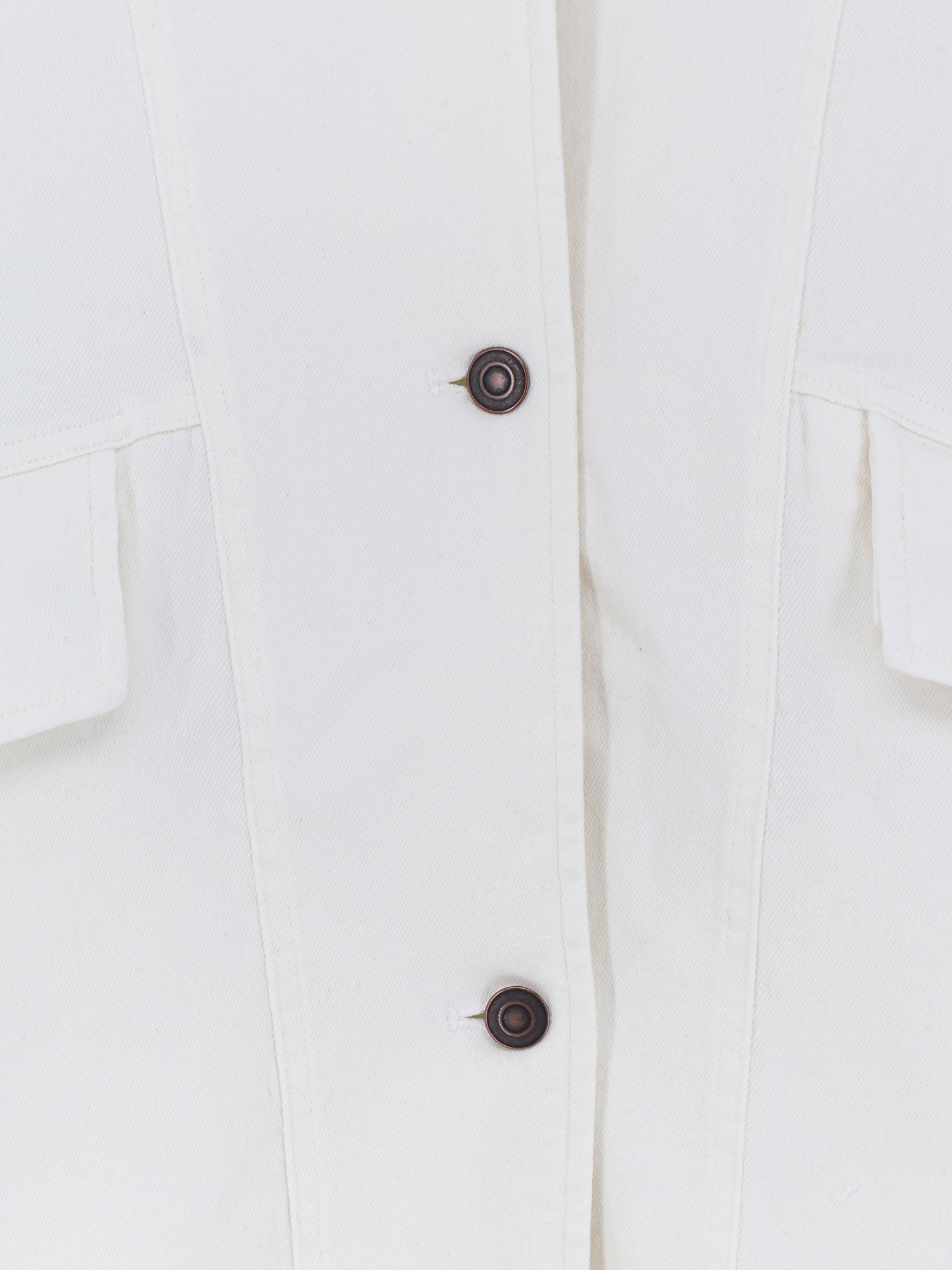 Tonywack Women's Oversized Denim Jacket White